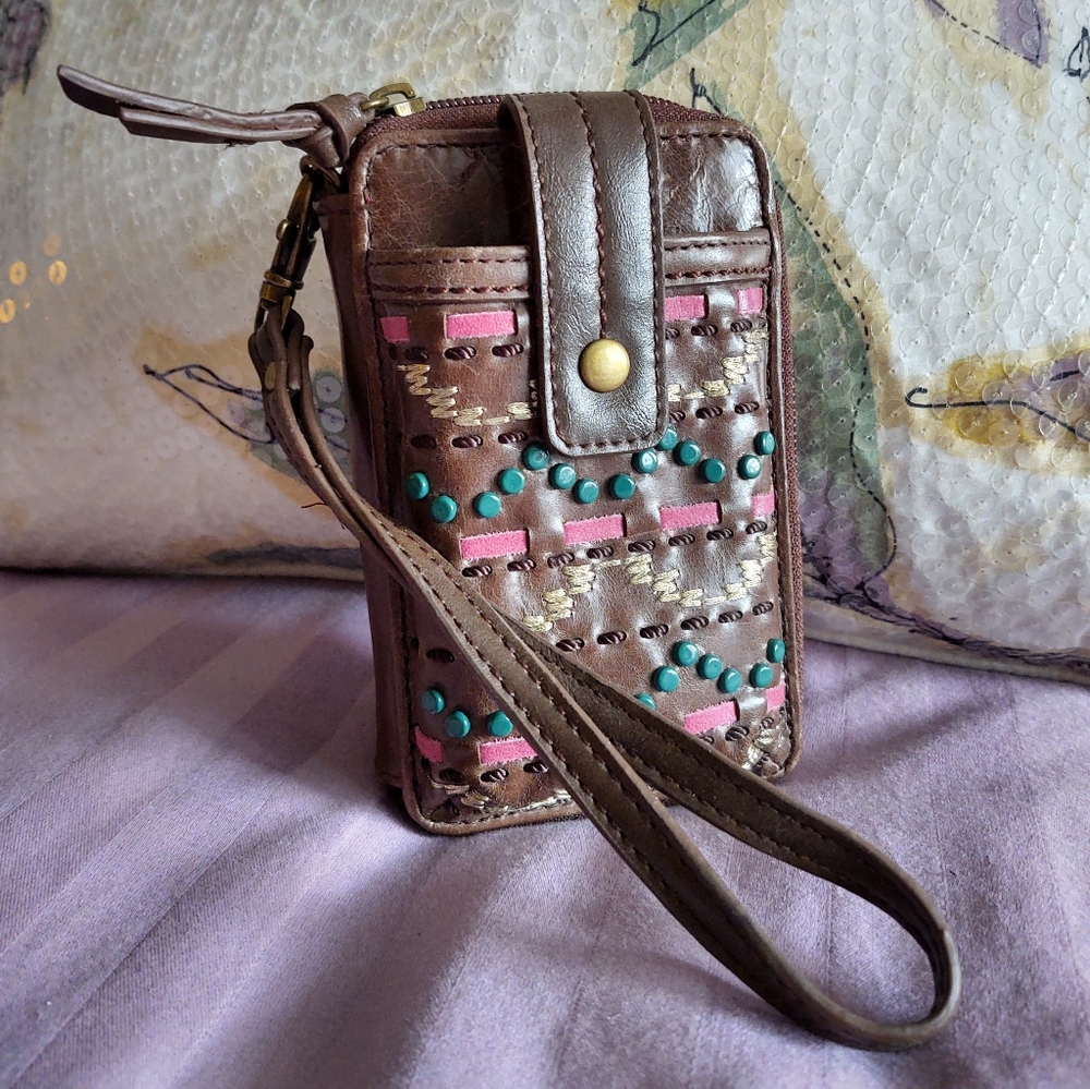 The Sak Leather Wristlet/Wallet